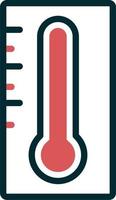 icône de vecteur de thermomètre