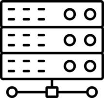 icône de vecteur de serveur