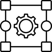 icône de vecteur de flux de travail