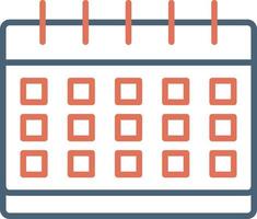 icône de vecteur de calendrier