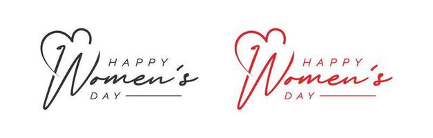 international ou nationale content aux femmes journée logo conception, content aux femmes journée Mars 8, l'amour vecteur logo conception