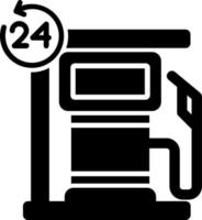 icône de vecteur de station-service