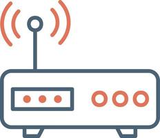 icône de vecteur de modem