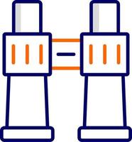 icône de vecteur de jumelles