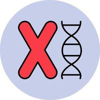 chromosome vecteur icône