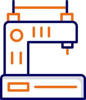 icône de vecteur de machine à coudre
