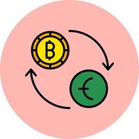 icône de vecteur de change de devises