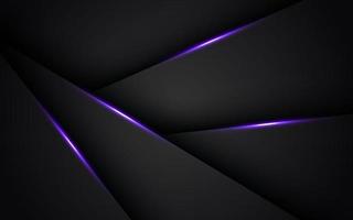 abstrait foncé avec violet lumière ligne ombre Triangle Vide espace couches Contexte. eps10 vecteur