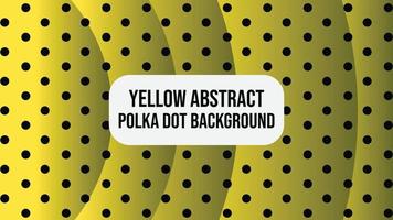 Jaune abstrait polka point pente Contexte fond d'écran vecteur art et graphique