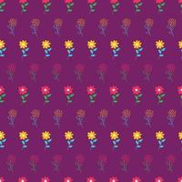 motif floral sans soudure vecteur