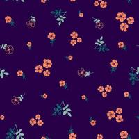 joli motif floral sans couture vecteur