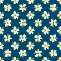 motif floral sans couture aquarelle vecteur