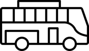 icône de vecteur d'autobus scolaire