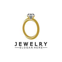 abstrait diamant pour bijoux affaires logo conception concept vecteur