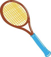 illustration de raquette de tennis vecteur