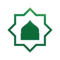 ramadhan kareem affiche bannière islamique fond d'écran mousque logo icône plat conception vecteur