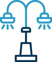 conception d'icône de vecteur de lampadaire