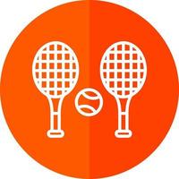conception d'icône de vecteur de tennis