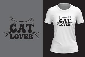 vecteur chat t chemise conception pour femme