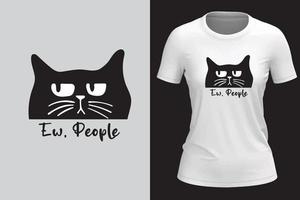 vecteur chat t chemise conception pour femme