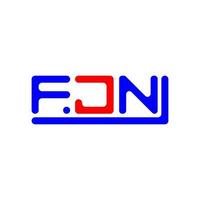 fjn lettre logo Créatif conception avec vecteur graphique, fjn Facile et moderne logo.