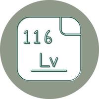 livermorium vecteur icône