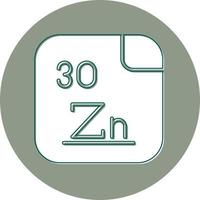 zinc vecteur icône