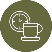 icône de vecteur de pause café