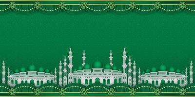islamique ornement modèle pour arrière-plan, bannière, affiche, couverture conception, social médias alimentation, histoires. Ramadan kareem et eid mubarak 2023 concept vecteur