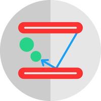 conception d'icône de vecteur de rebond