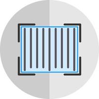 conception d'icône de vecteur de code à barres