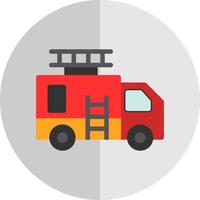 conception d'icône de vecteur de camion de pompiers