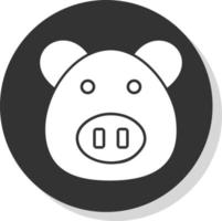 conception d'icône vecteur cochon