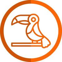 toucan vecteur icône conception