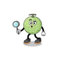 mascotte de melon fruit recherche vecteur