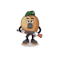 personnage dessin animé de kiwi comme une spécial Obliger vecteur