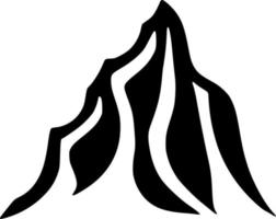 illustration vectorielle de l'icône de la montagne vecteur