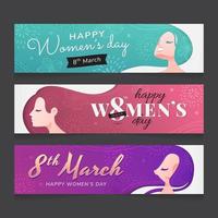 bannière de la journée internationale de la femme