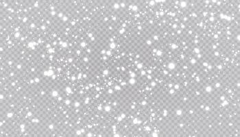les étincelles de poussière et les étoiles blanches brillent d'une lumière spéciale. vecteur scintille fond. effet de lumière de Noël. particules de poussière magiques étincelantes.