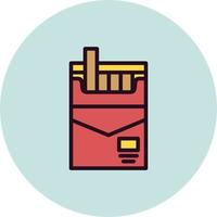 cigarette paquet vecteur icône