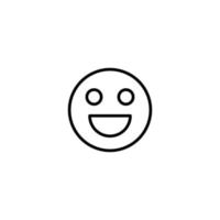 emoji icône avec contour style vecteur
