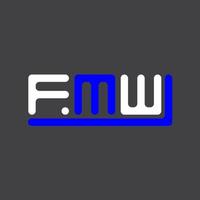 FMW lettre logo Créatif conception avec vecteur graphique, FMW Facile et moderne logo.