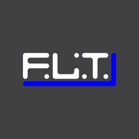 flt lettre logo Créatif conception avec vecteur graphique, flt Facile et moderne logo.
