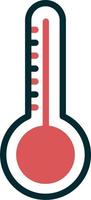 icône de vecteur de thermomètre