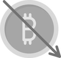 icône de vecteur de bitcoin