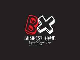 minimaliste bx lettre logo, coloré bx des gamins affaires logo vecteur