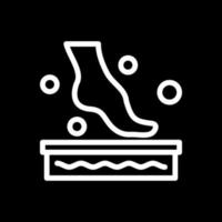 conception d'icône de vecteur de spa de pied