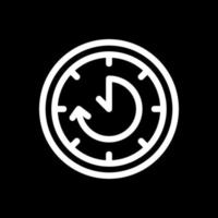 conception d'icône de vecteur de boucle de temps