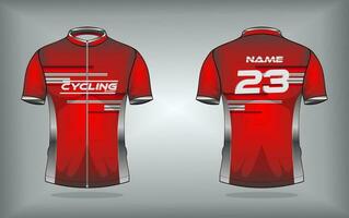 cyclisme Jersey prime vecteur