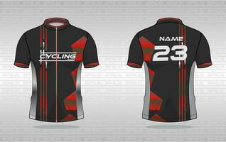 cyclisme Jersey prime vecteur